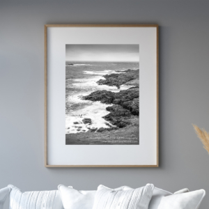 Donegal Coast shown framed